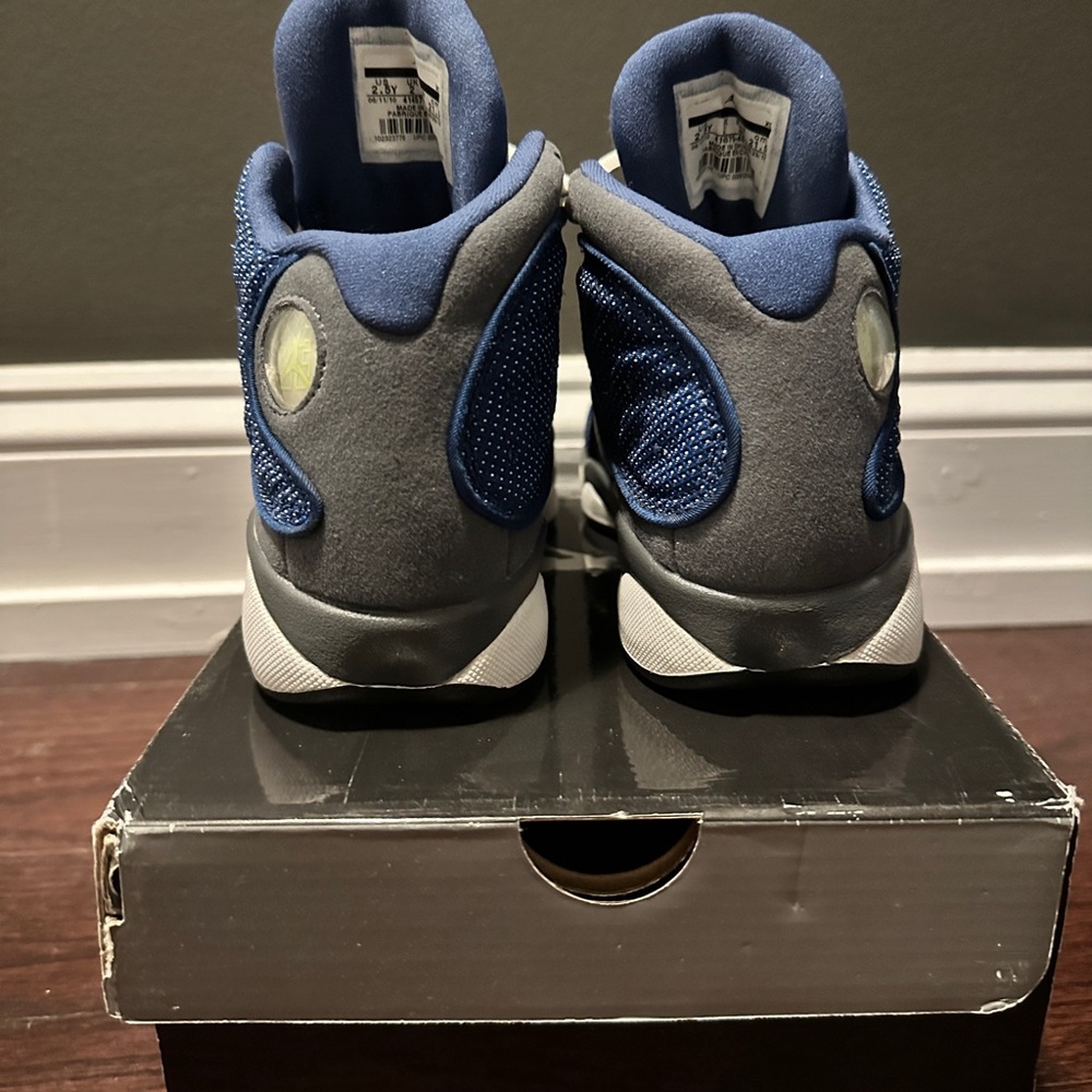 Jordan Retro 13 | Kids SZ 2.5 | French Blue/University Blue-Flint Grey-White - Picture 4 of 6
